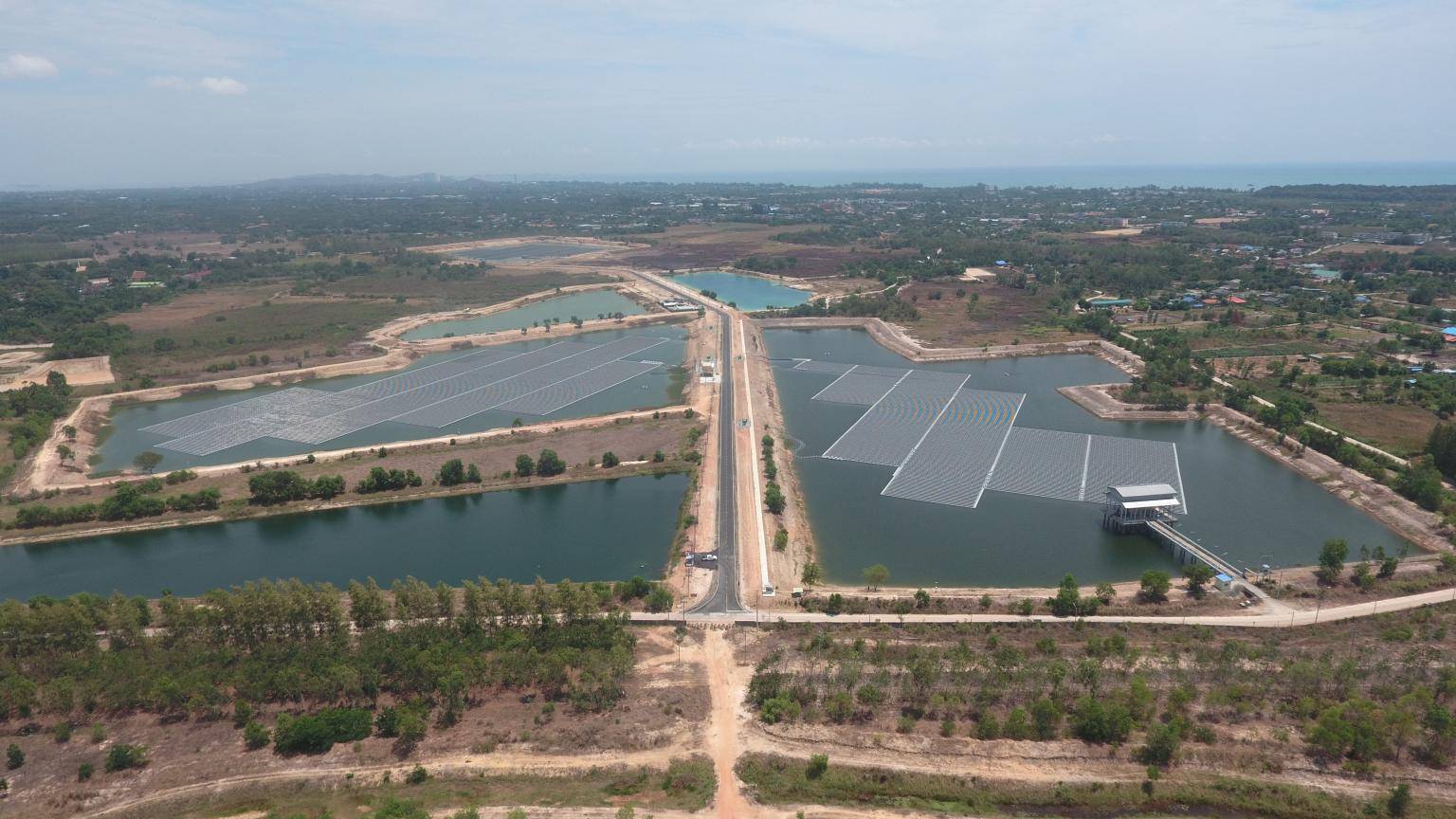 12.5MW floating power plant built in Thailand