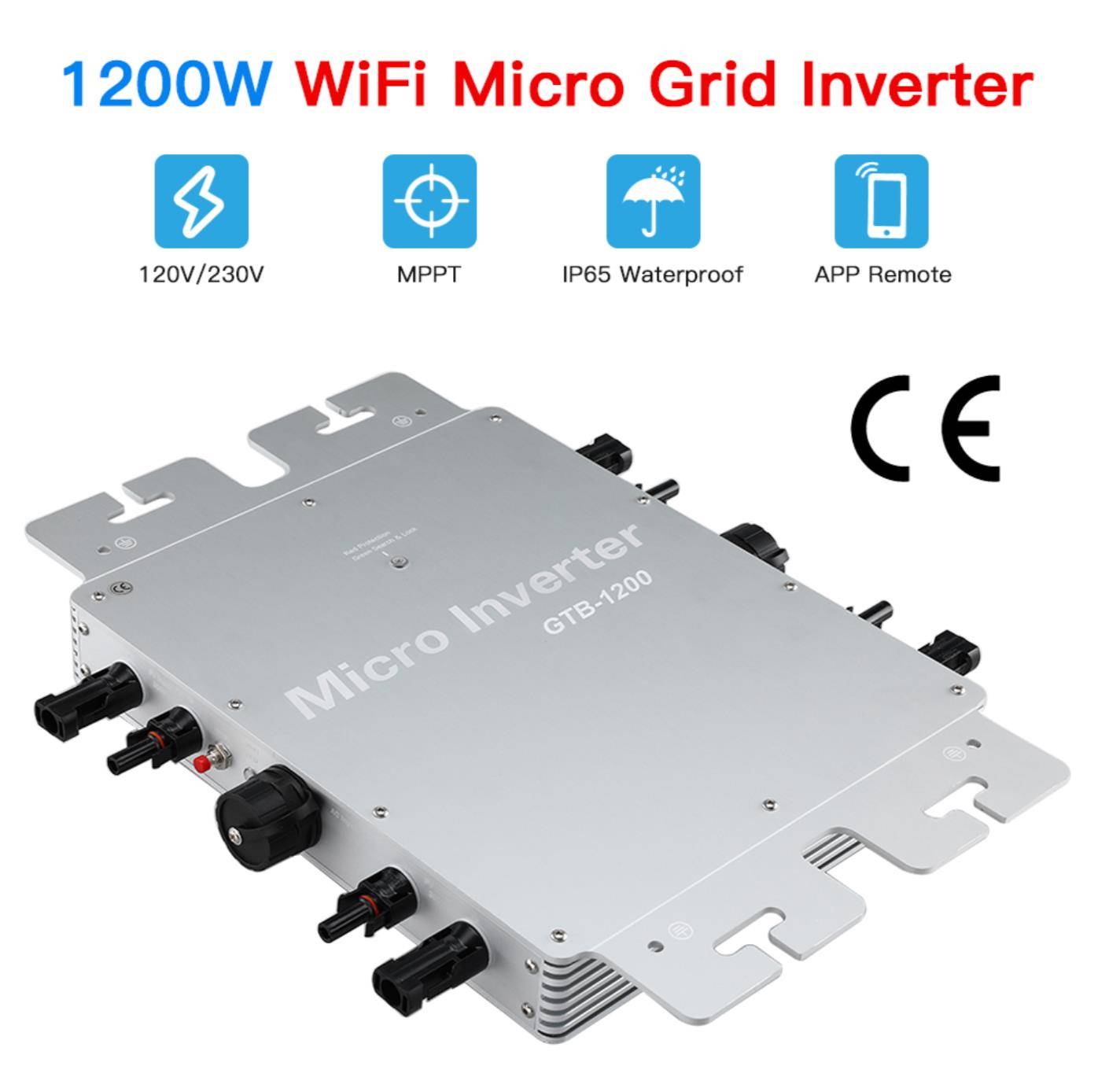 Isaac snap af China 1200W WIFI Micro Inverter Solar Grid Tie Solar Panel Smart Inverter  factory and suppliers | RISIN