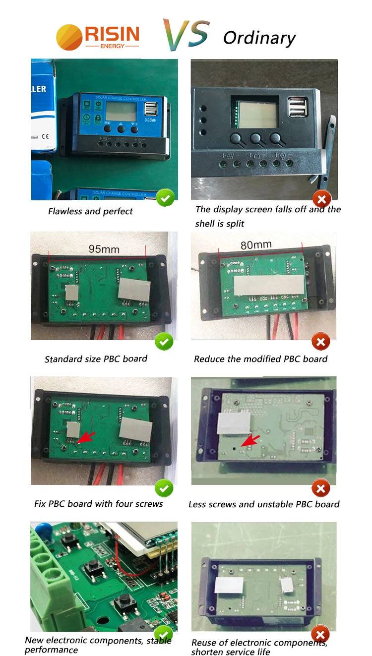 SOLAR CHARGE CONTROLLER PWM 12/24V 30A W88-C 2USB OUTPUT