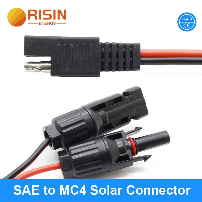 SAE to MC4 solar connector